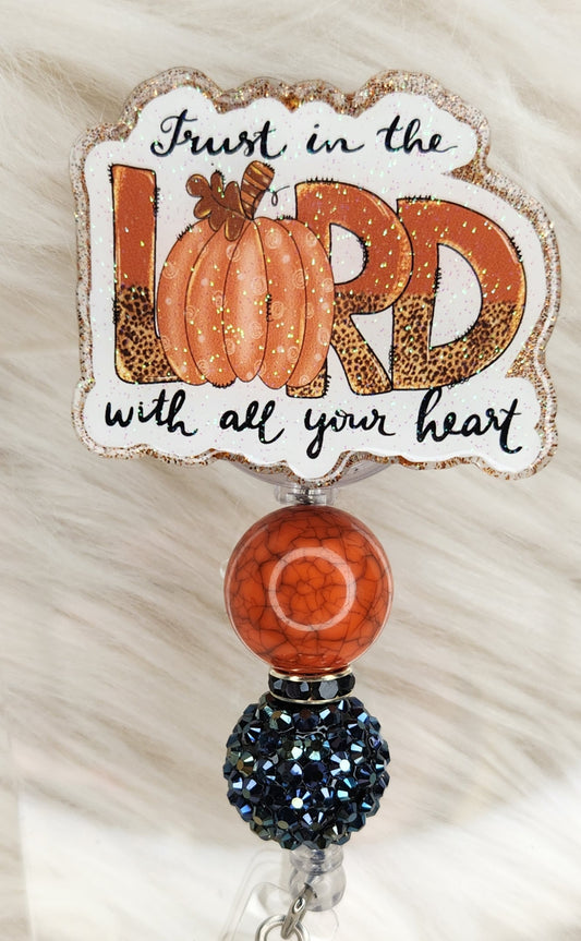 Trust in the Lord Badge Reel Face