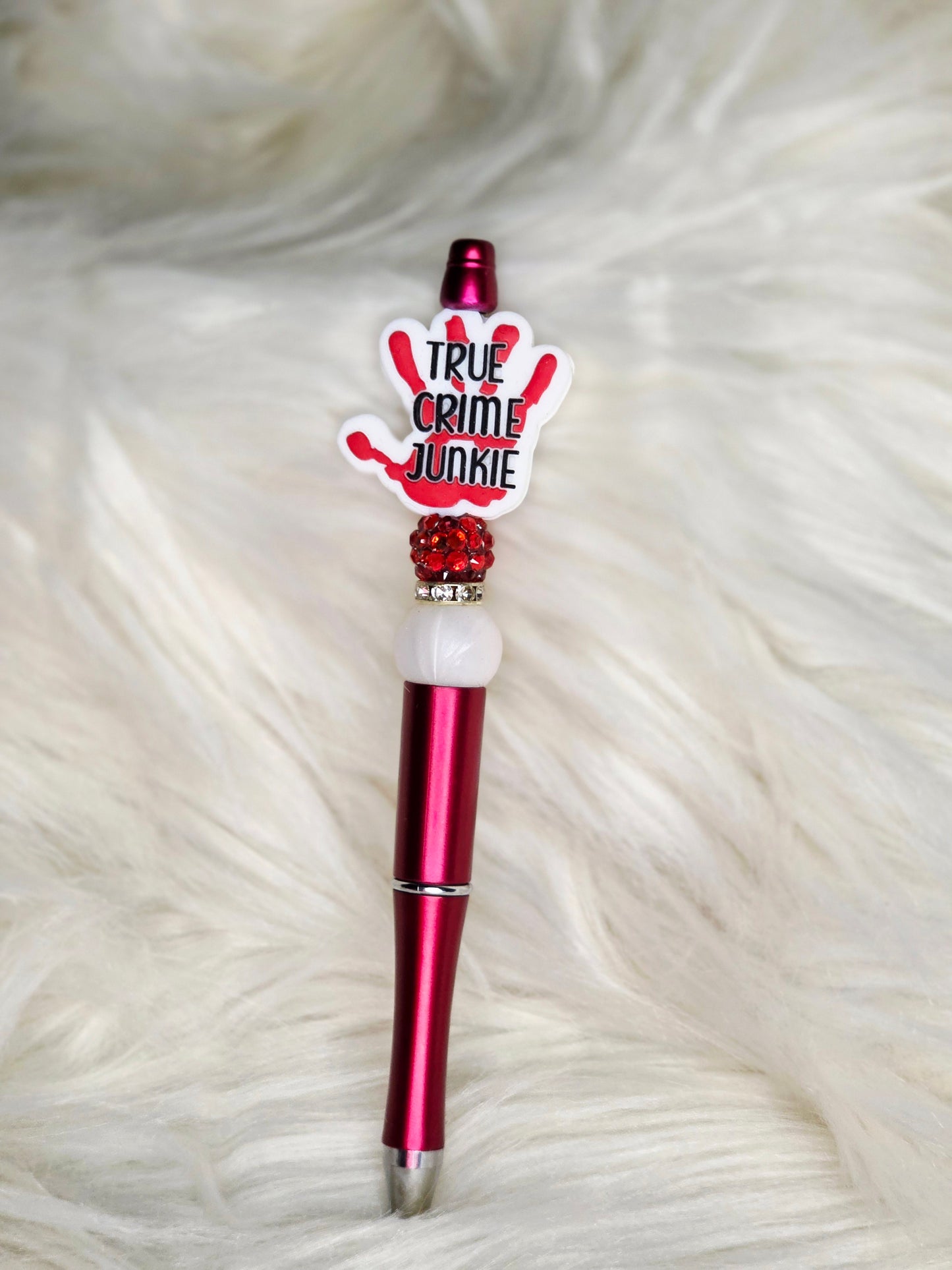 True Crime Beaded Pen
