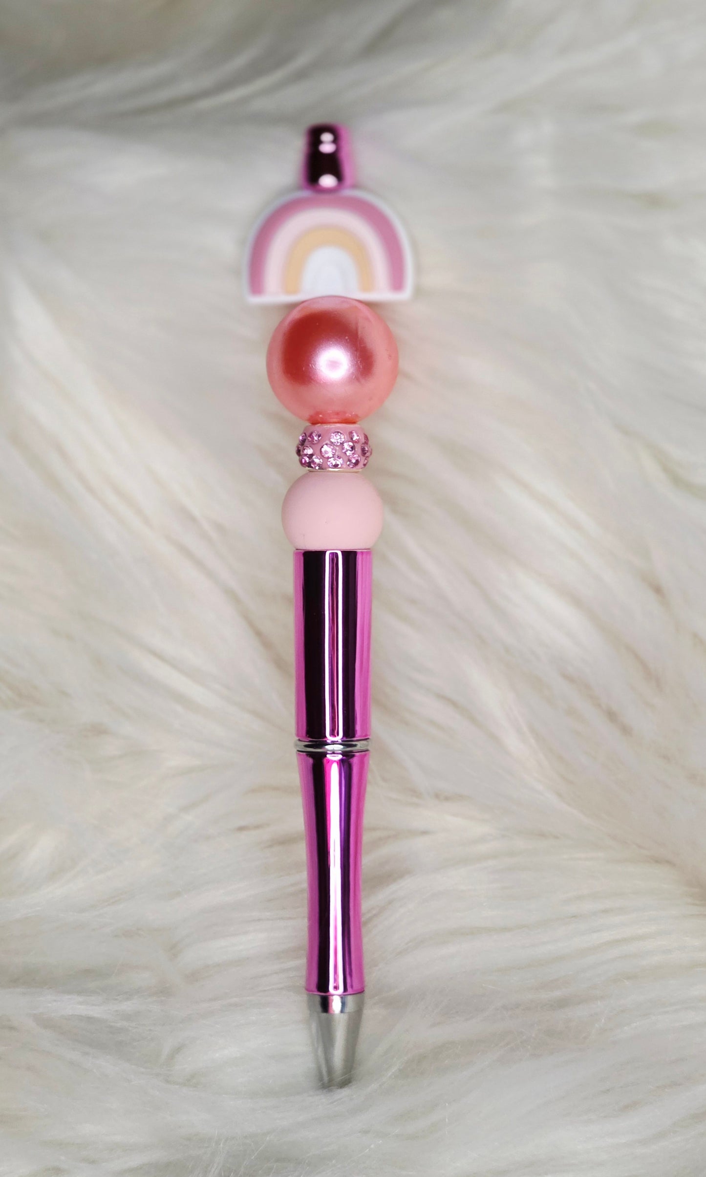 Rainbow Beaded Pen