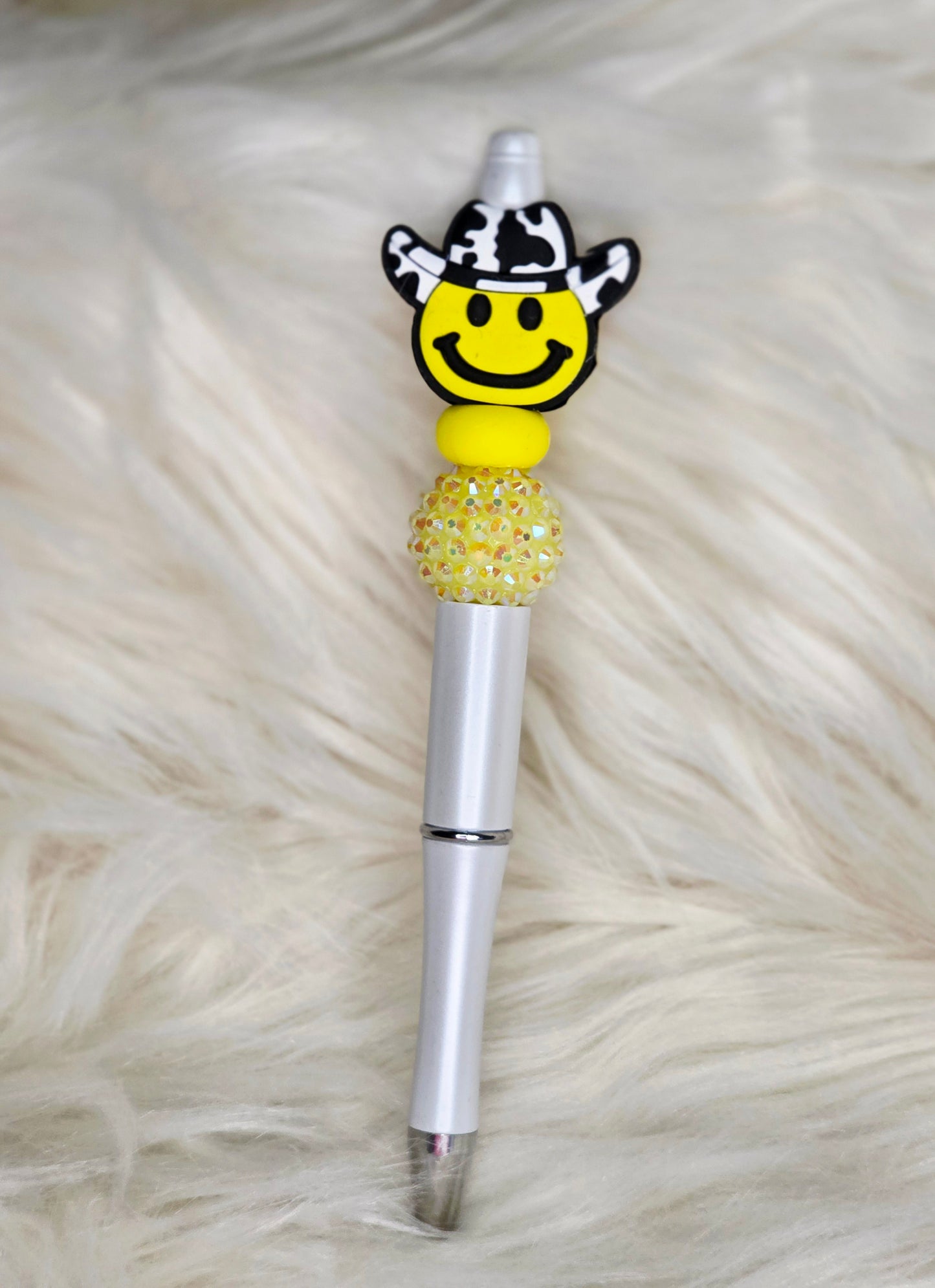 Smiley Beaded Pen