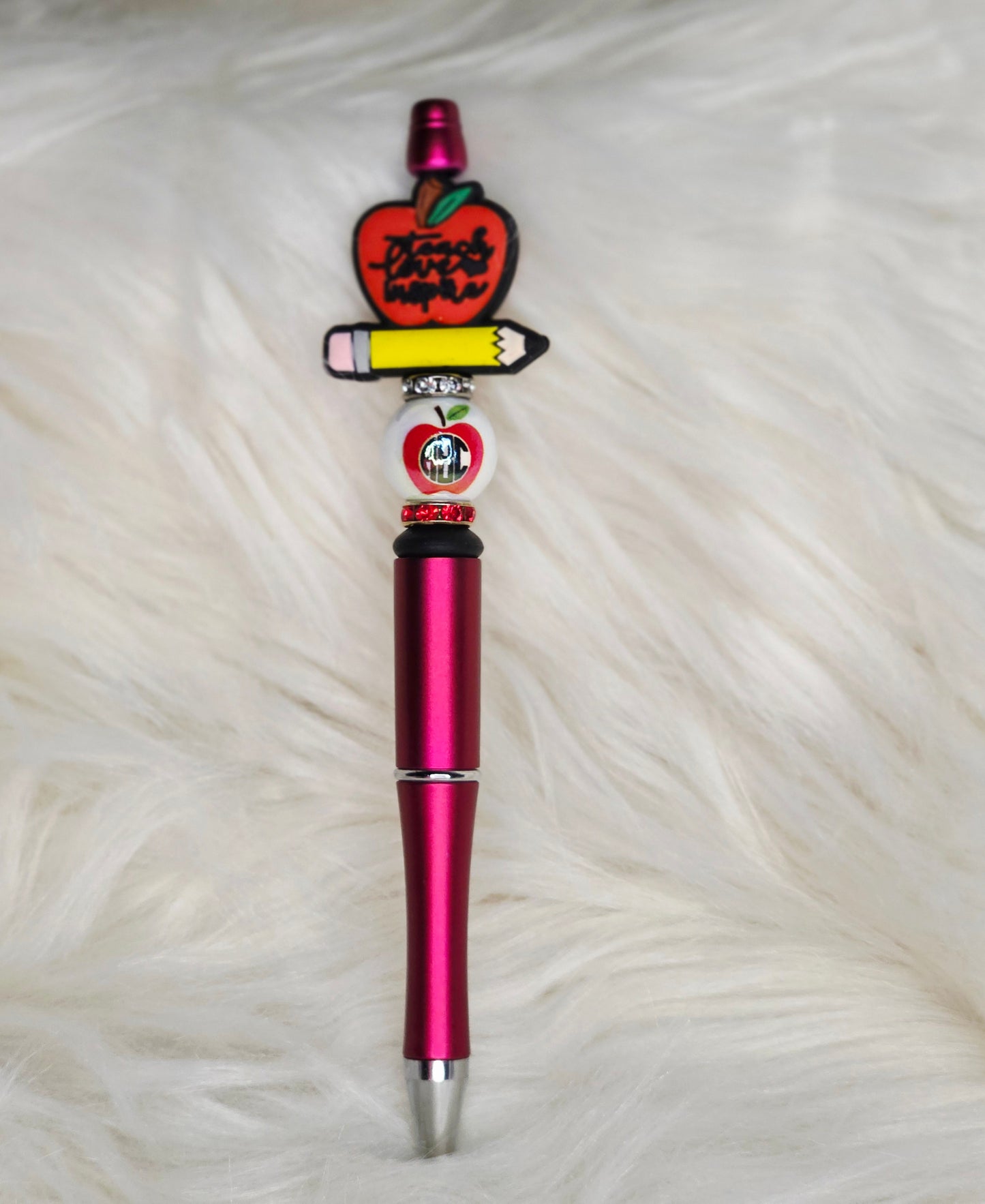Teach Love Inspire Beaded Pen