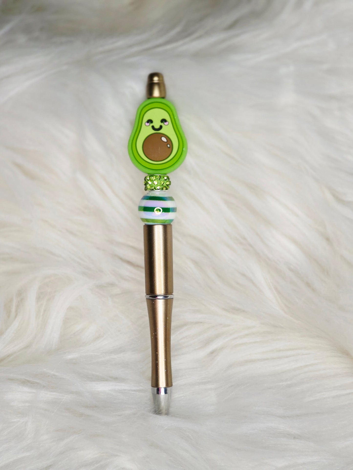 Avacado Beaded Pen
