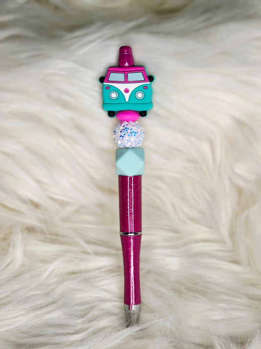 VW Van Beaded Pen