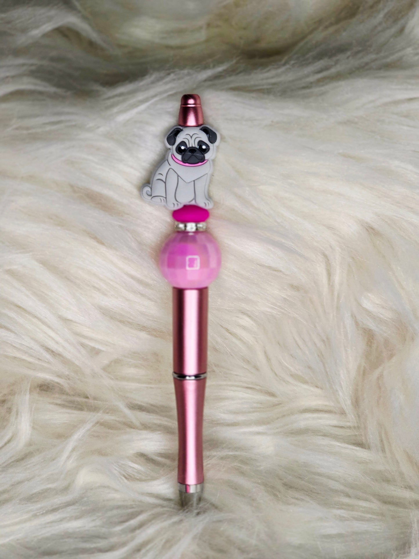 Pug Beaded Pen