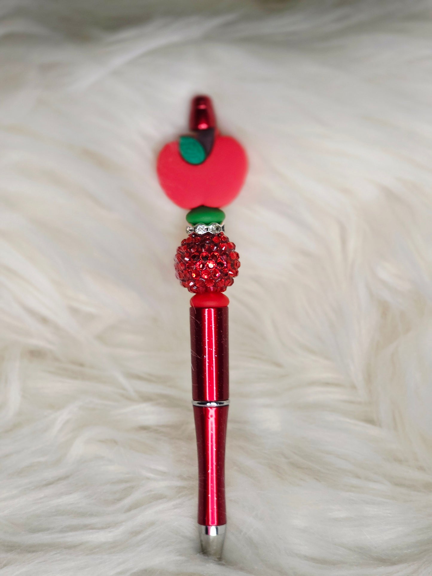 Apple Beaded Pen