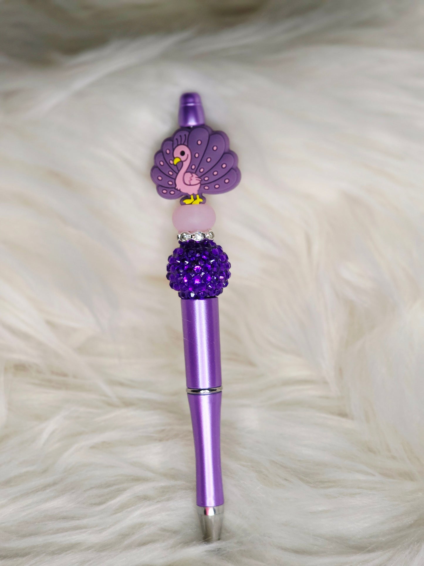Peacock Beaded Pen
