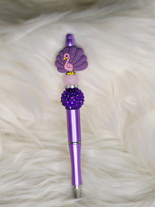 Peacock Beaded Pen