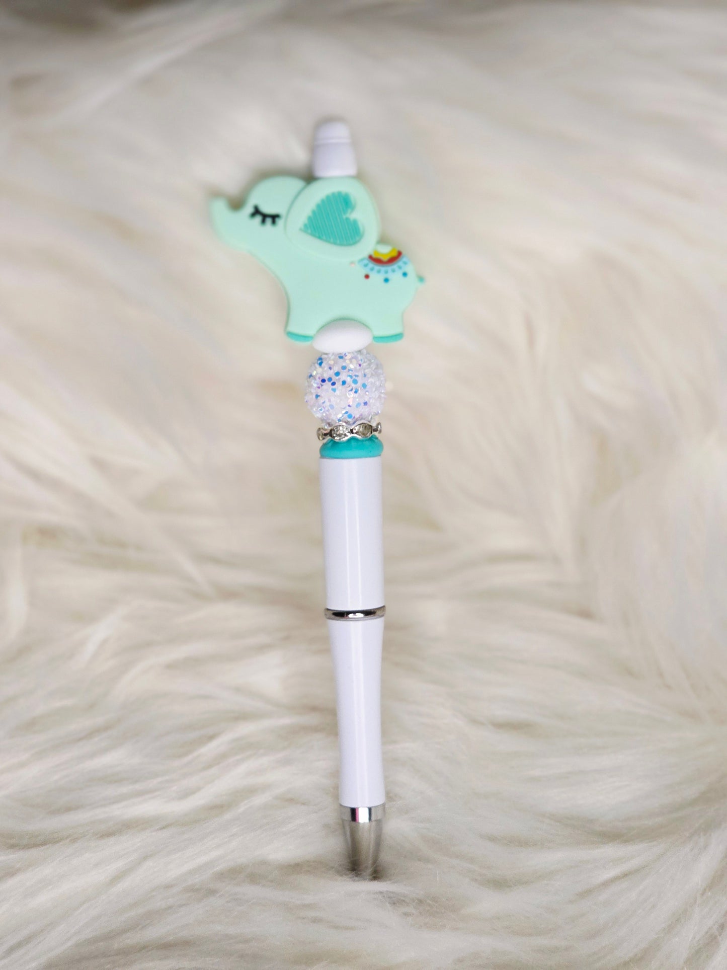 Elephant Beaded Pen