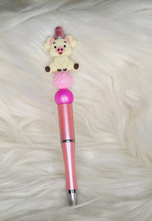 Pig Beaded Pen