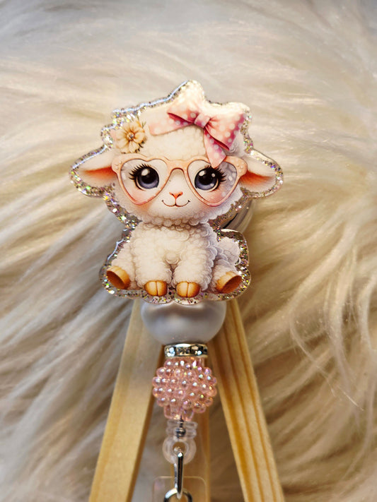 Lamb Badge Reel Face