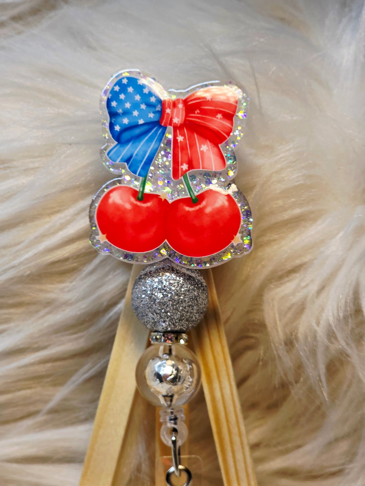 American Cherries Badge Reel Face
