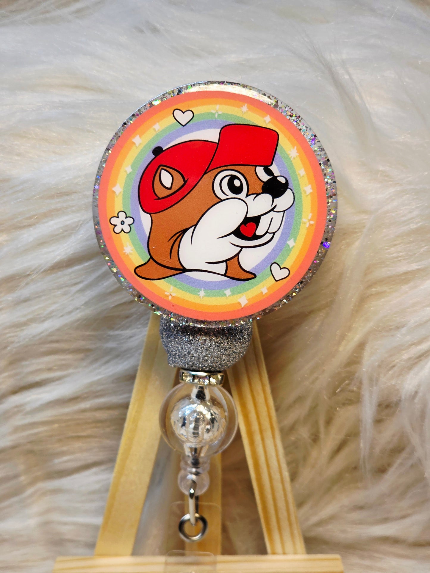Bucees Badge Reel Face