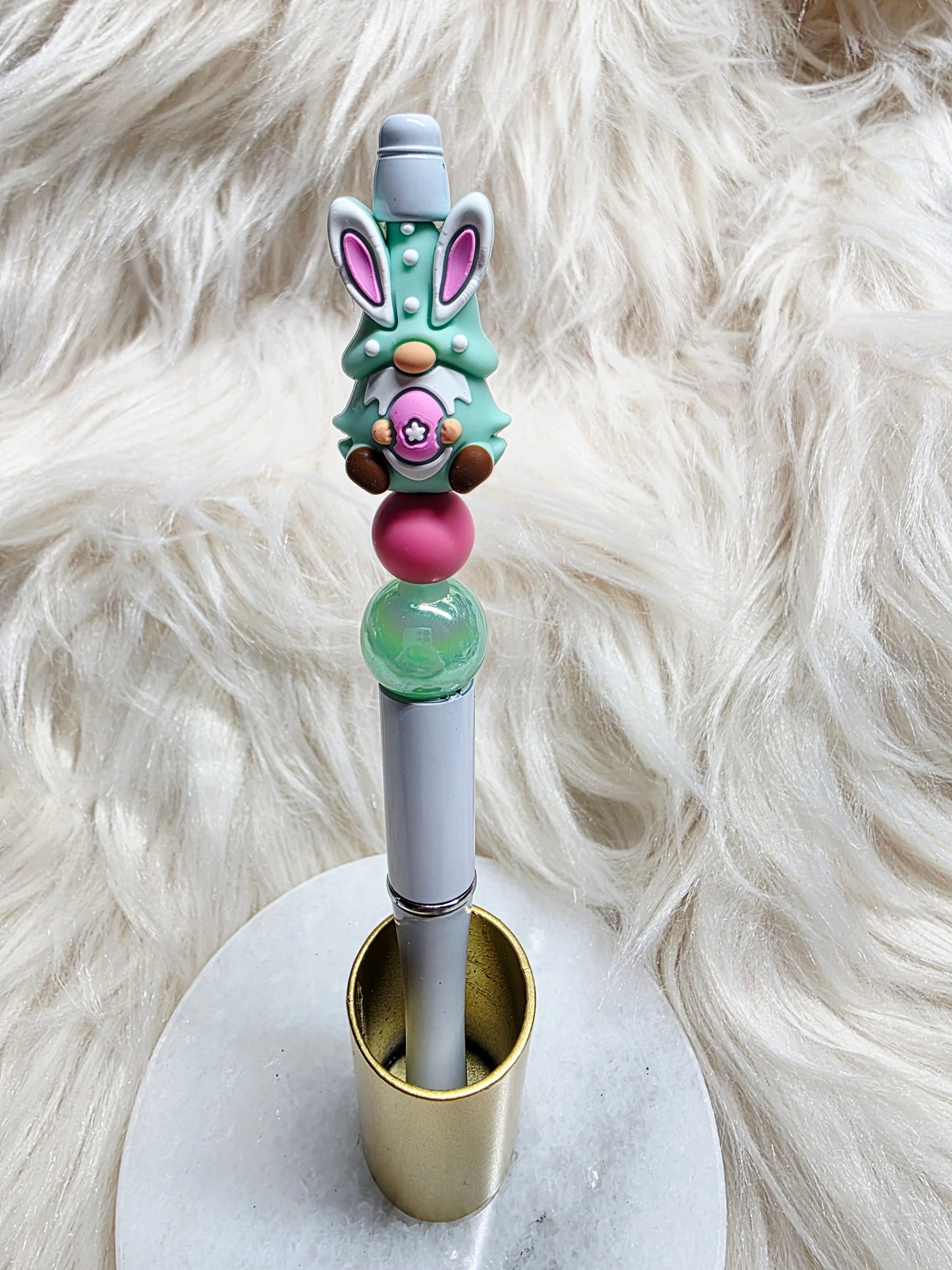 Green Easter Gnome Pen