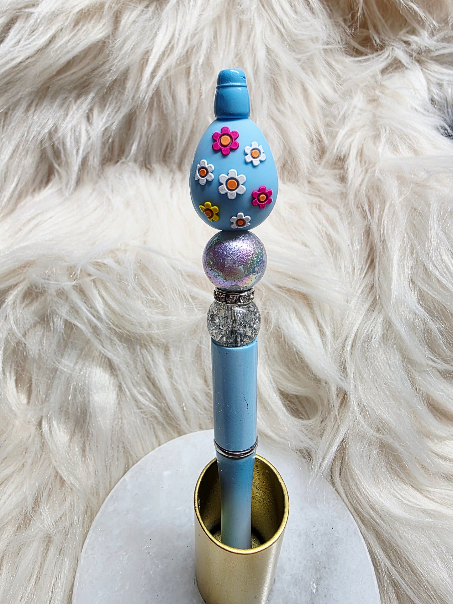 Blue Egg Pen