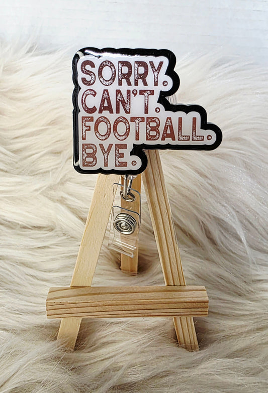 Football Badge Reel Face