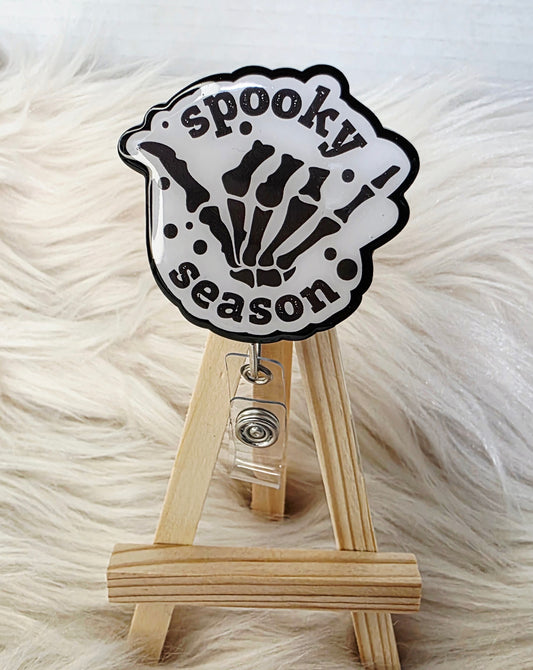 Spooky Season Badge Reel Face