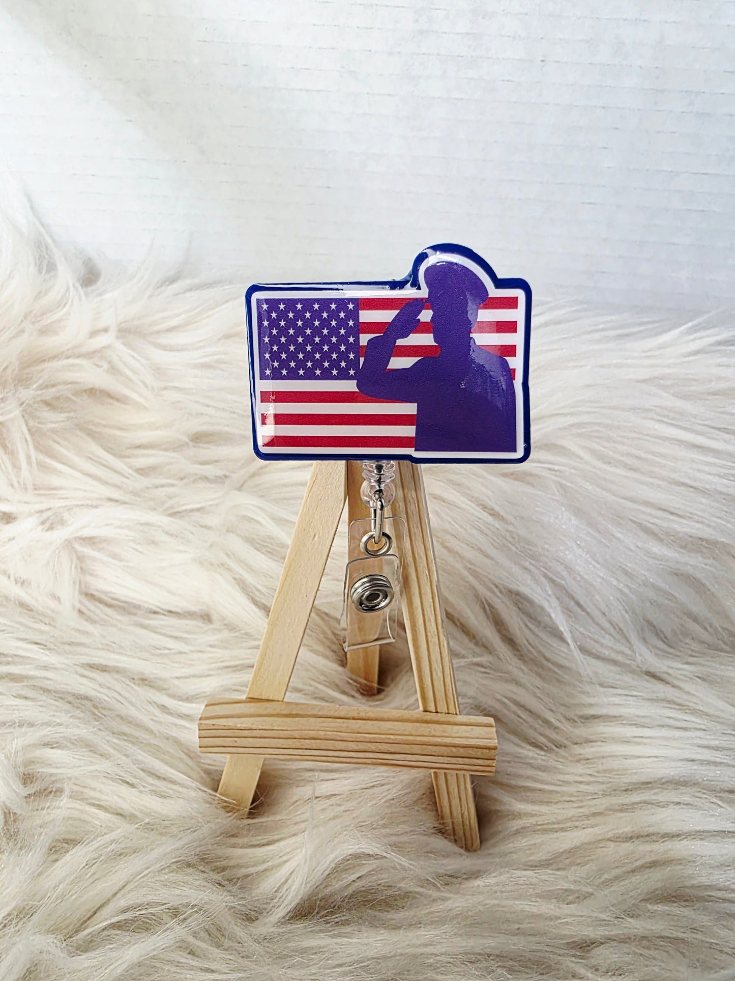 Veteran Badge Reel Face