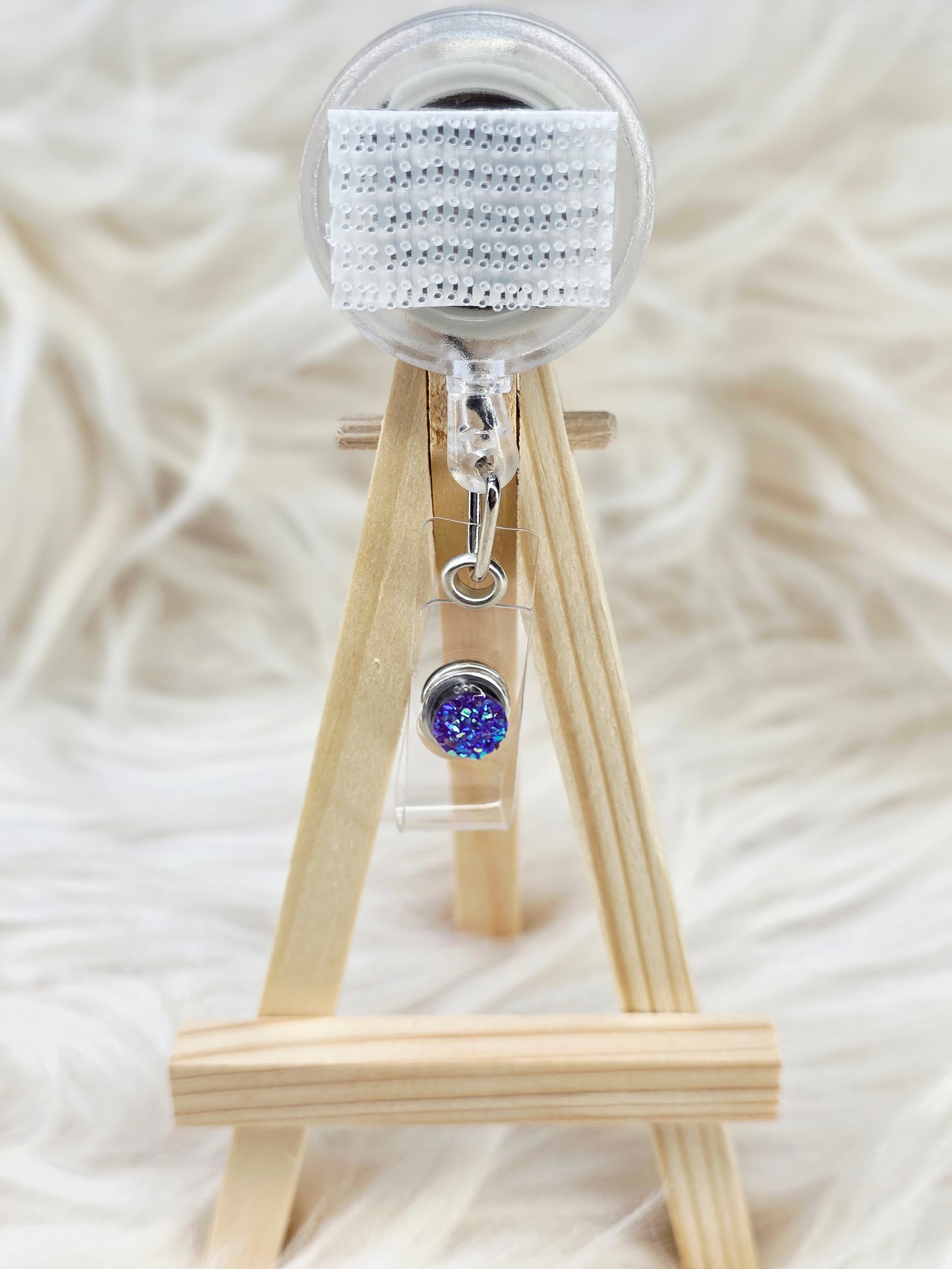 Purple Basic Interchangeable Badge Reel (Belt Clip)
