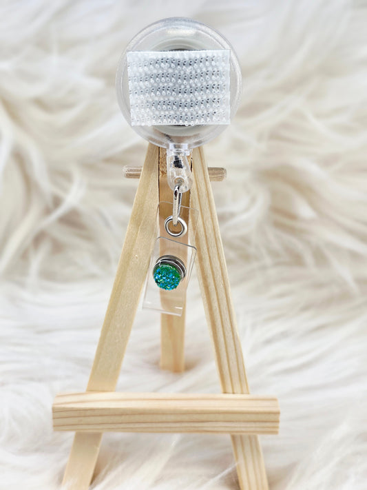 Green Basic Interchangeable Badge Reel (Belt Clip)