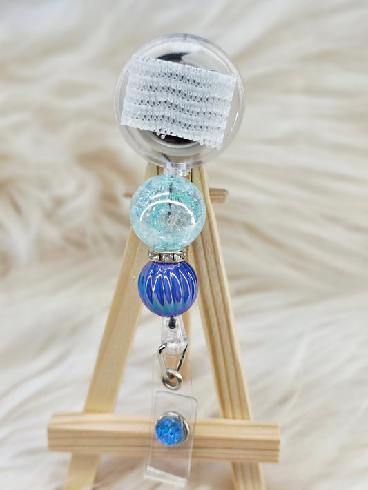 LIVE Beaded Badge Reel Claim