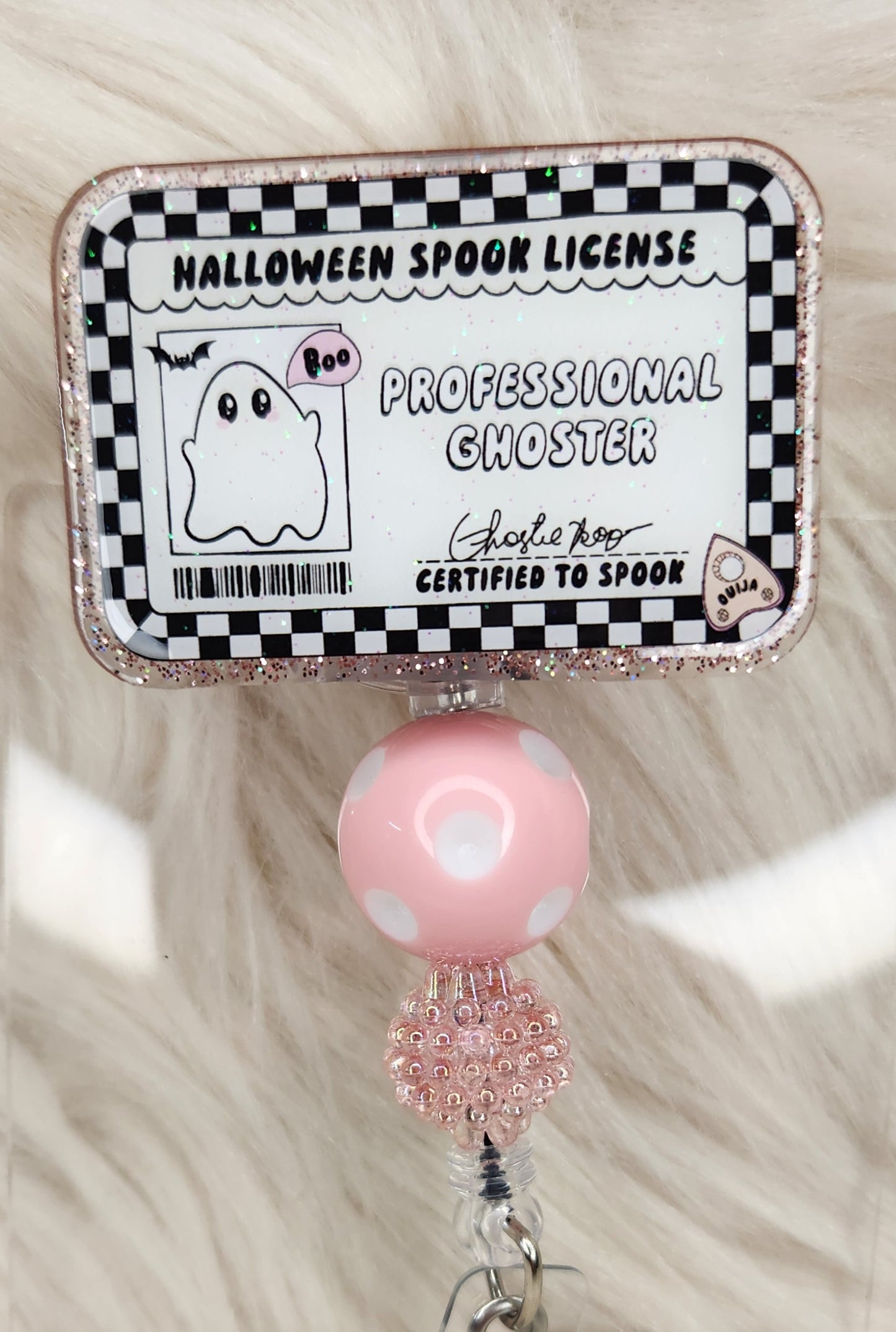 Professional Ghoster Badge Reel Face