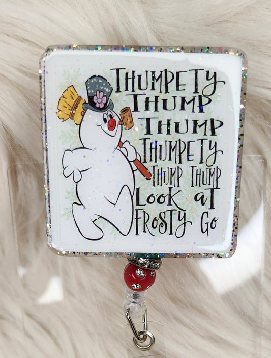 Thumpety Thump Thump Badge Reel Face
