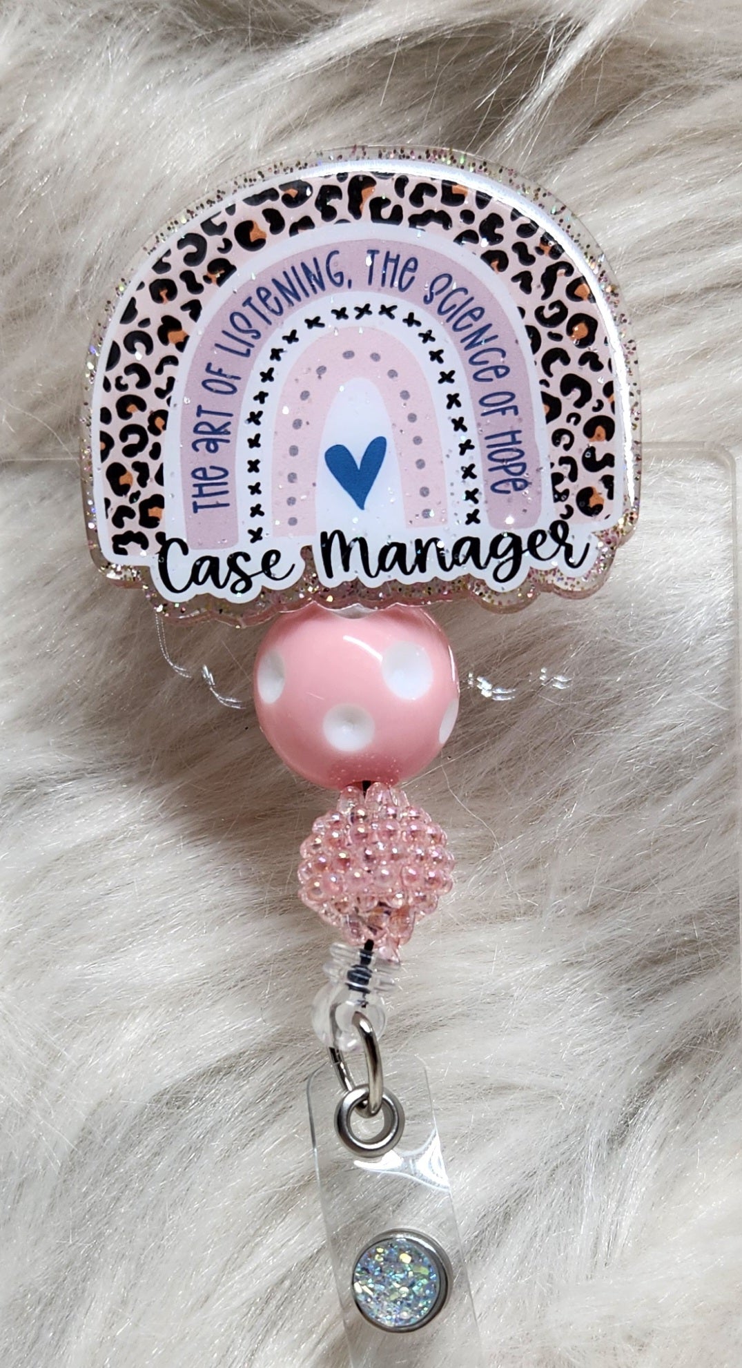 Case Manager Badge Reel Face