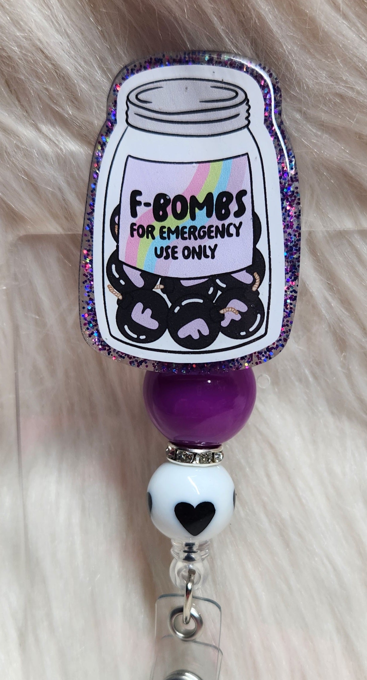 F-Bombs Badge Reel Face