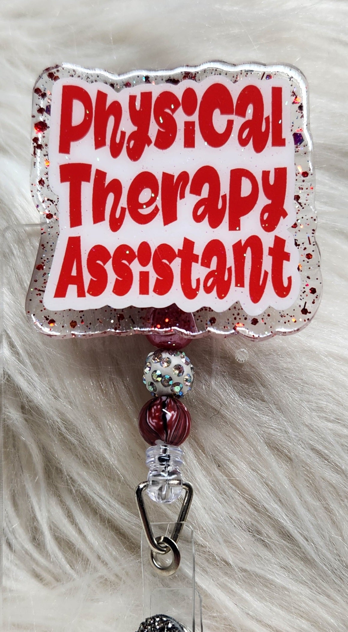 Physical Therapy Assistant Badge Reel Face