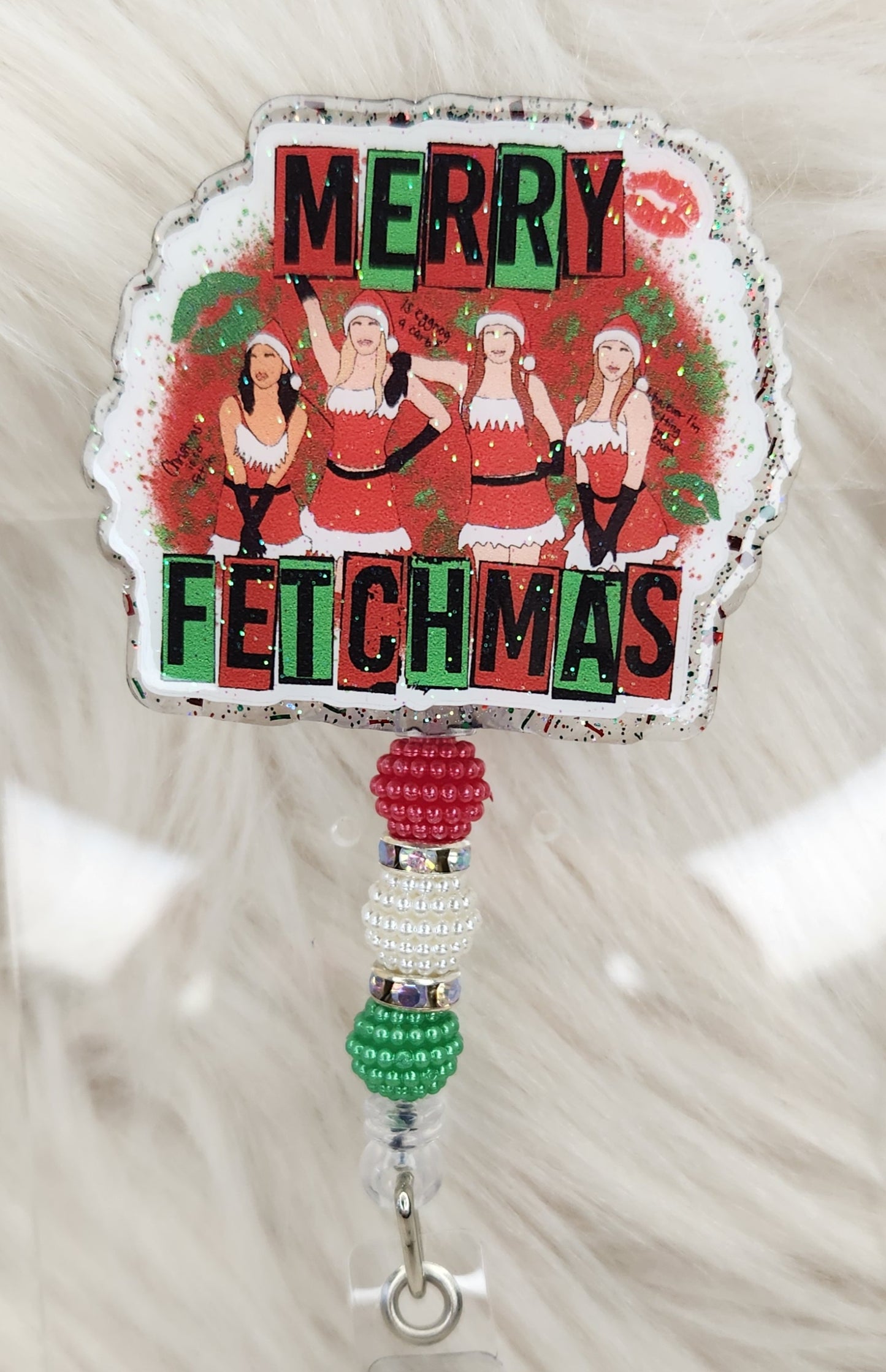 Fetchmas Badge Reel Face