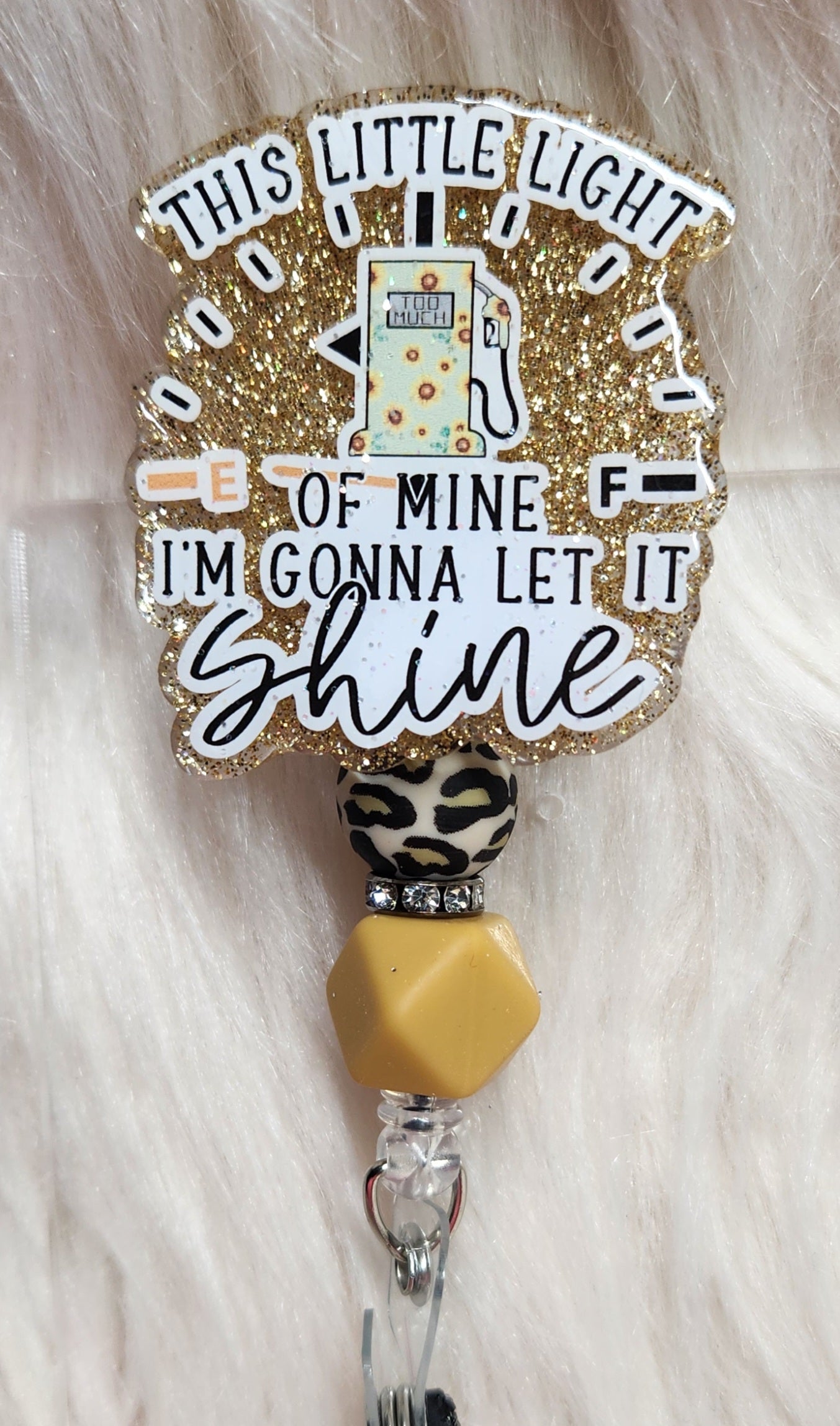 Little Light Of Mine Badge Reel Face
