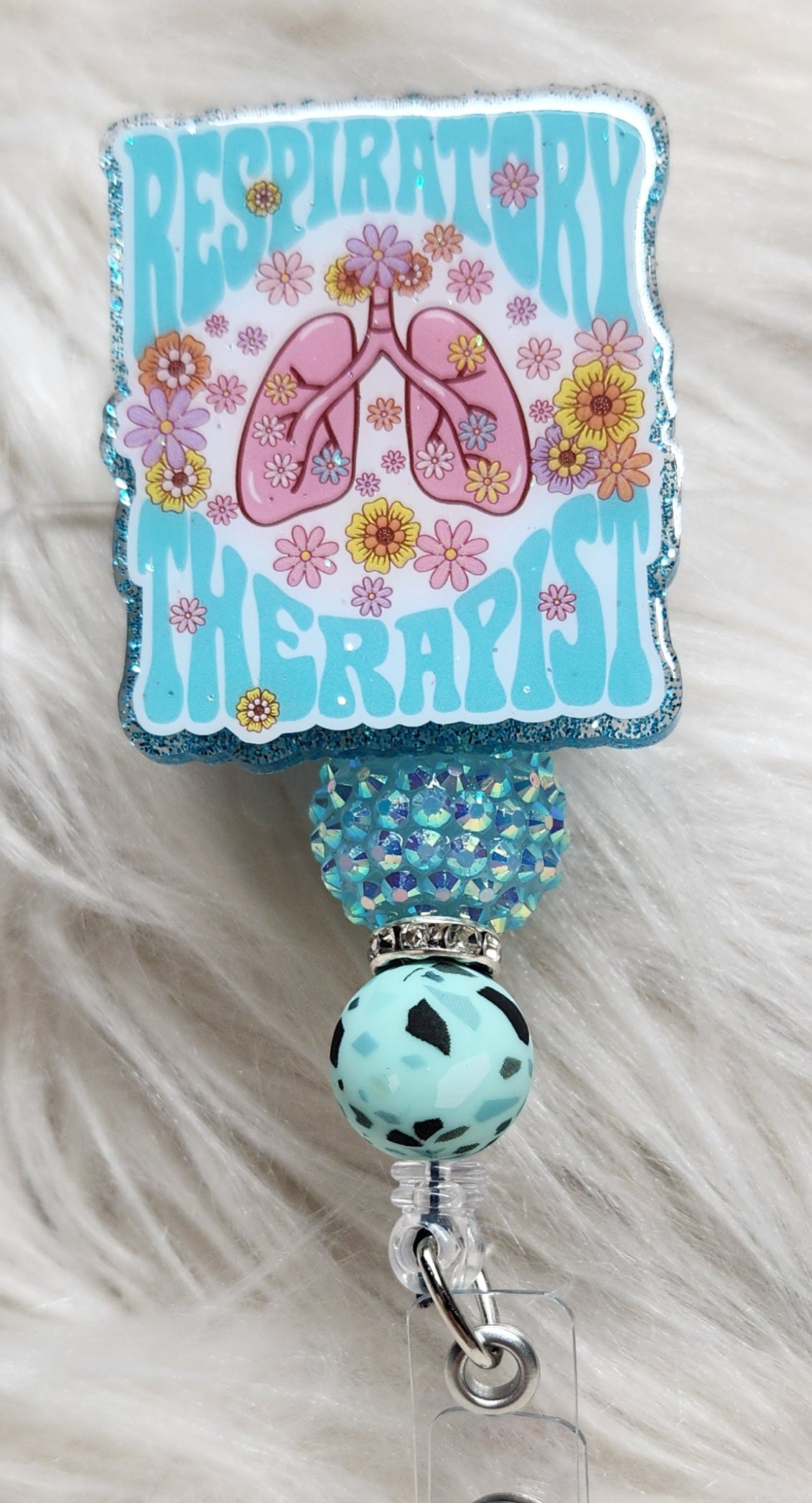 Respiratory Therapist Badge Reel Face