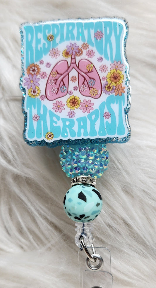 Respiratory Therapist Badge Reel Face
