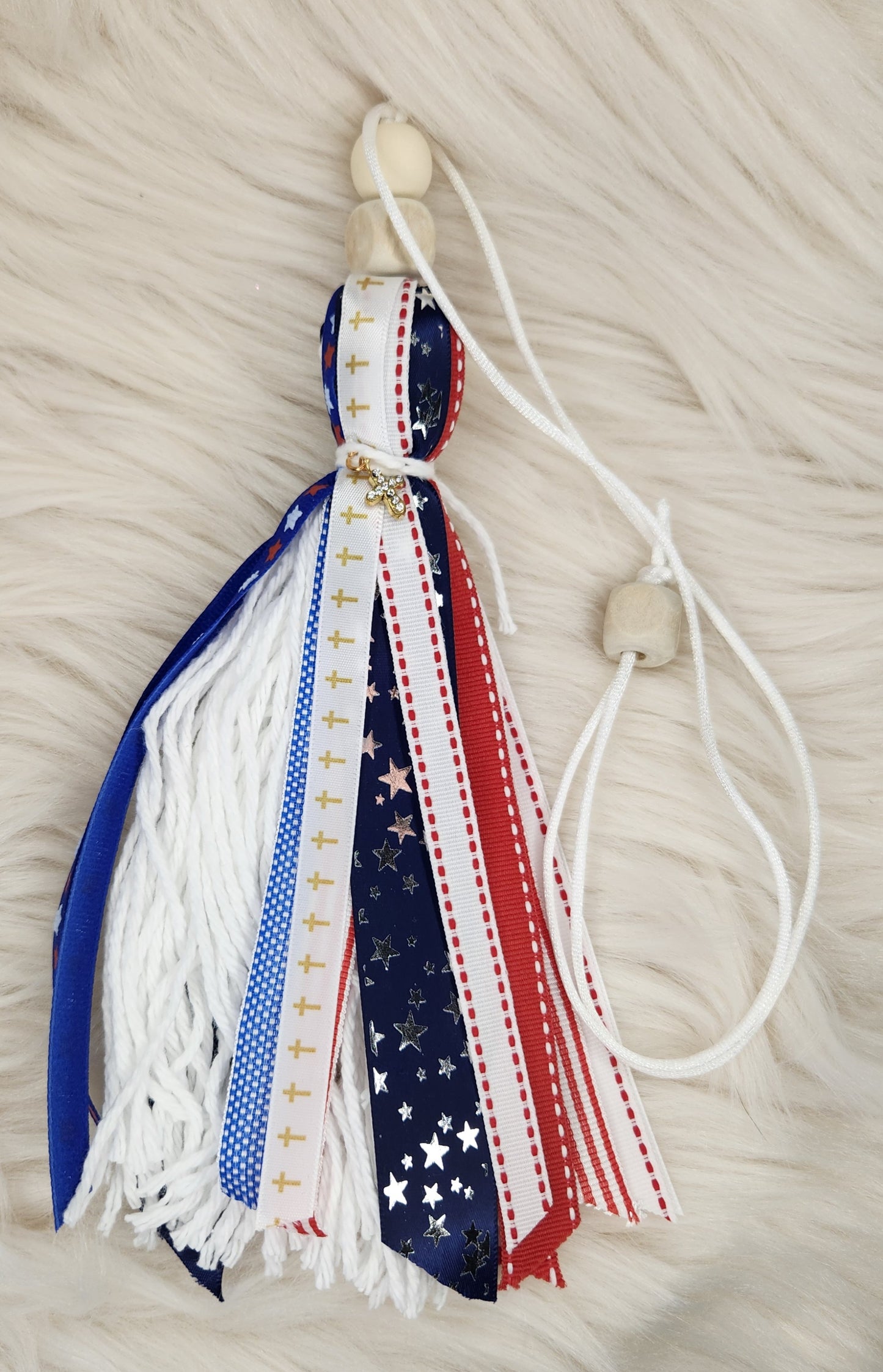 Bible/Bookmark Tassel Red White Blue