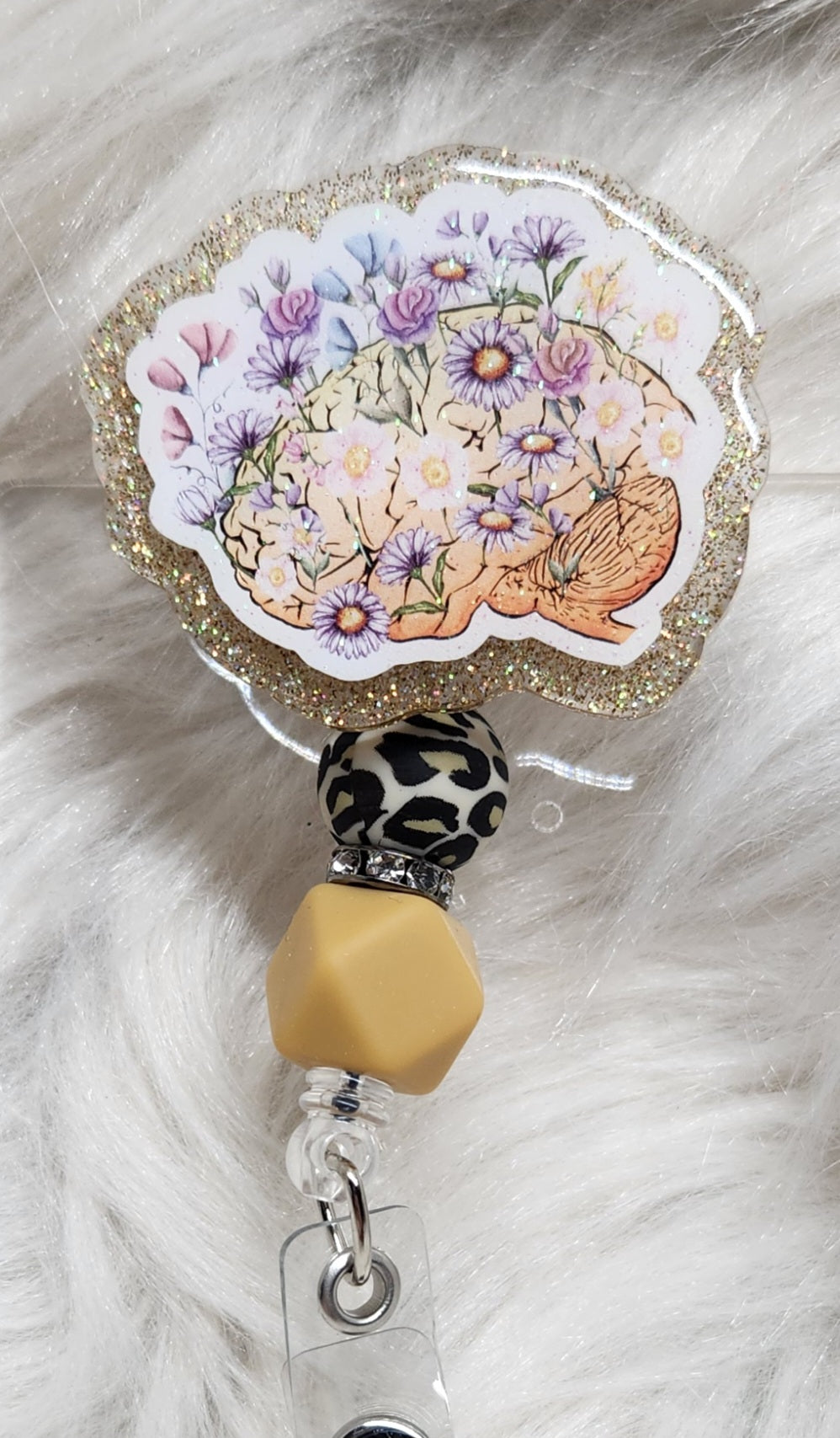 Brain Badge Reel Face