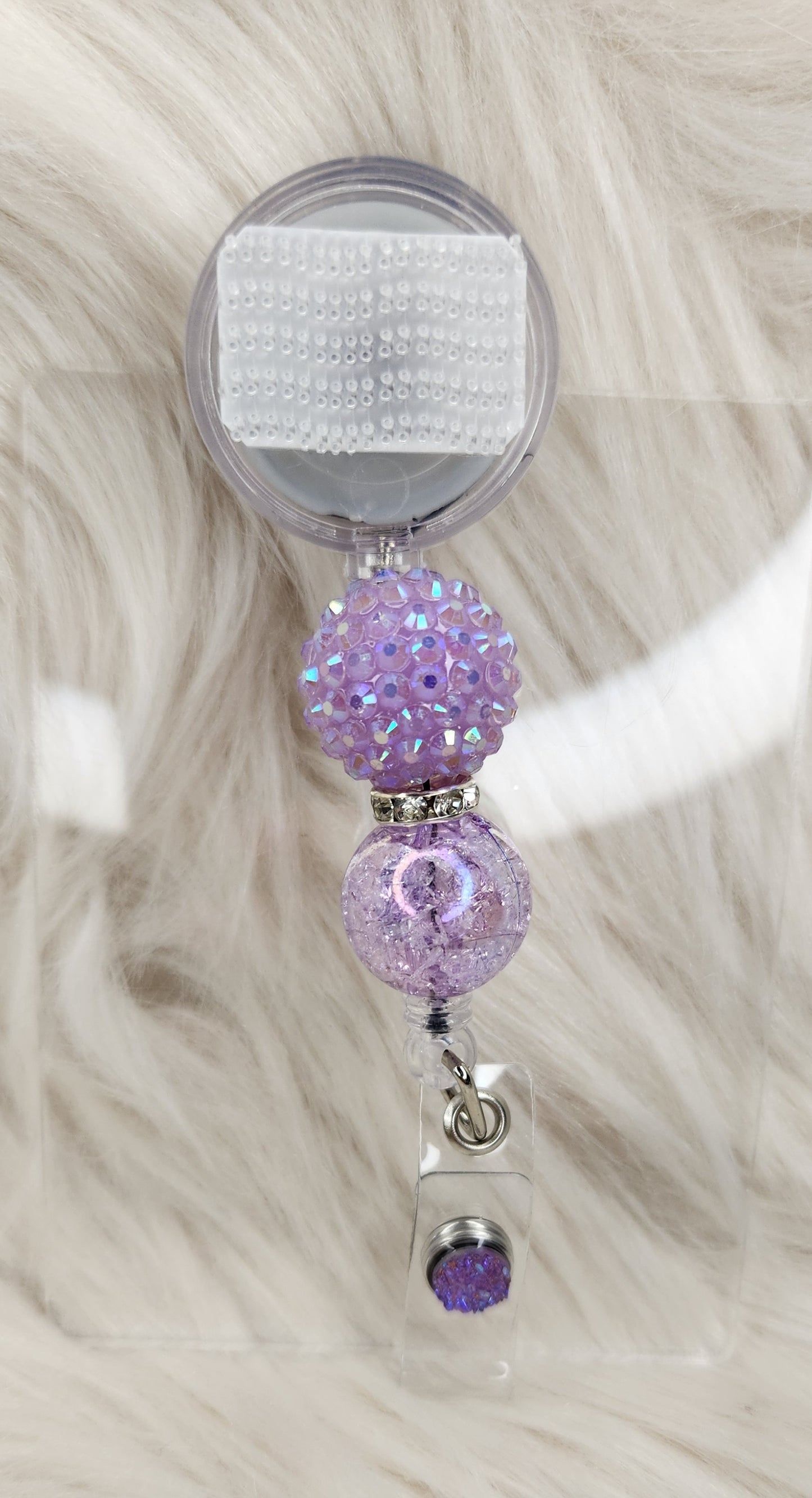 Light Purple Badge Reel(Alligator Clip)