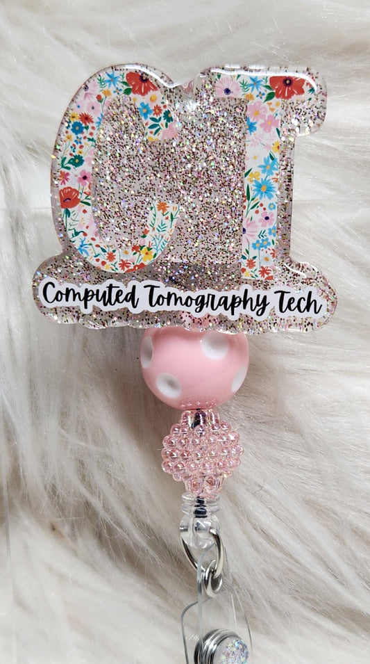 CT Tech Badge Reel Face