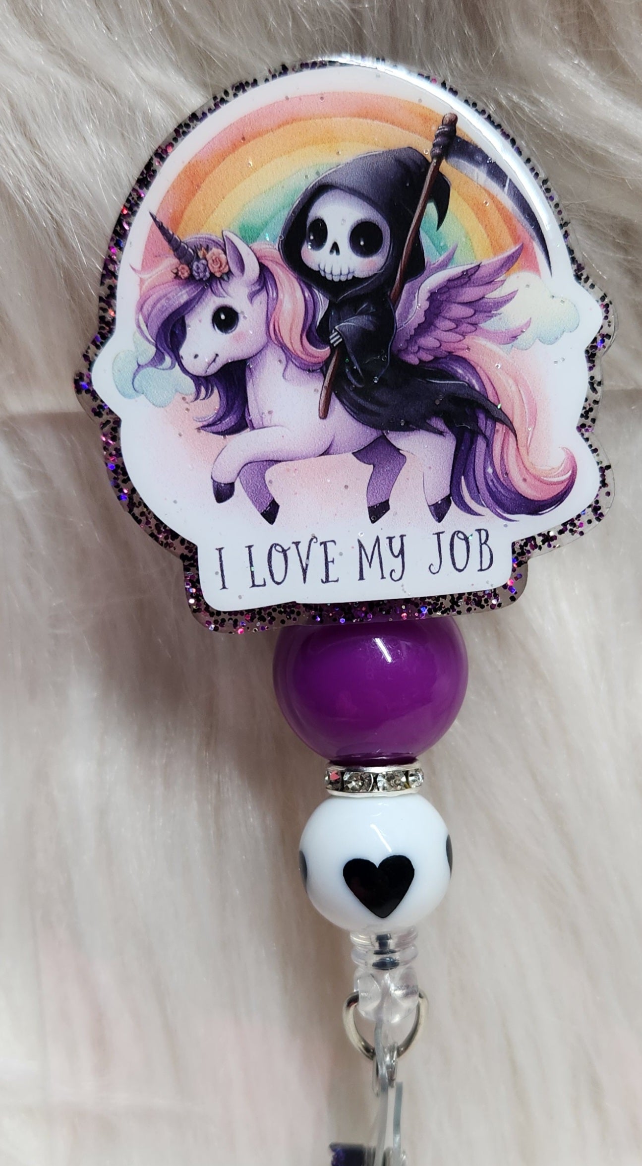 I Love My Job Badge Reel Face