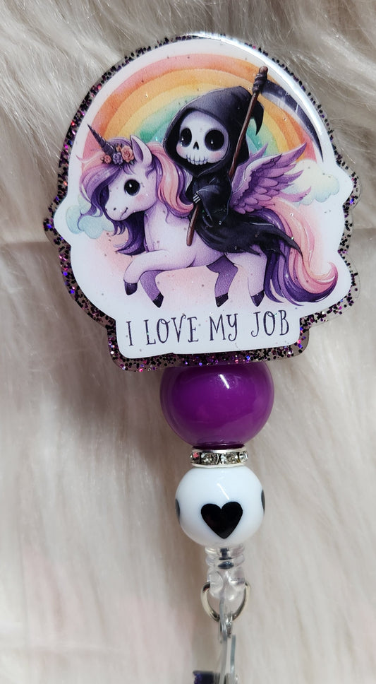 I Love My Job Badge Reel Face