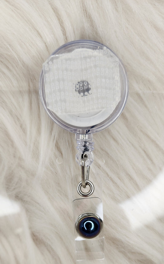 Black Opal Basic Badge Reel(Alligator Clip)