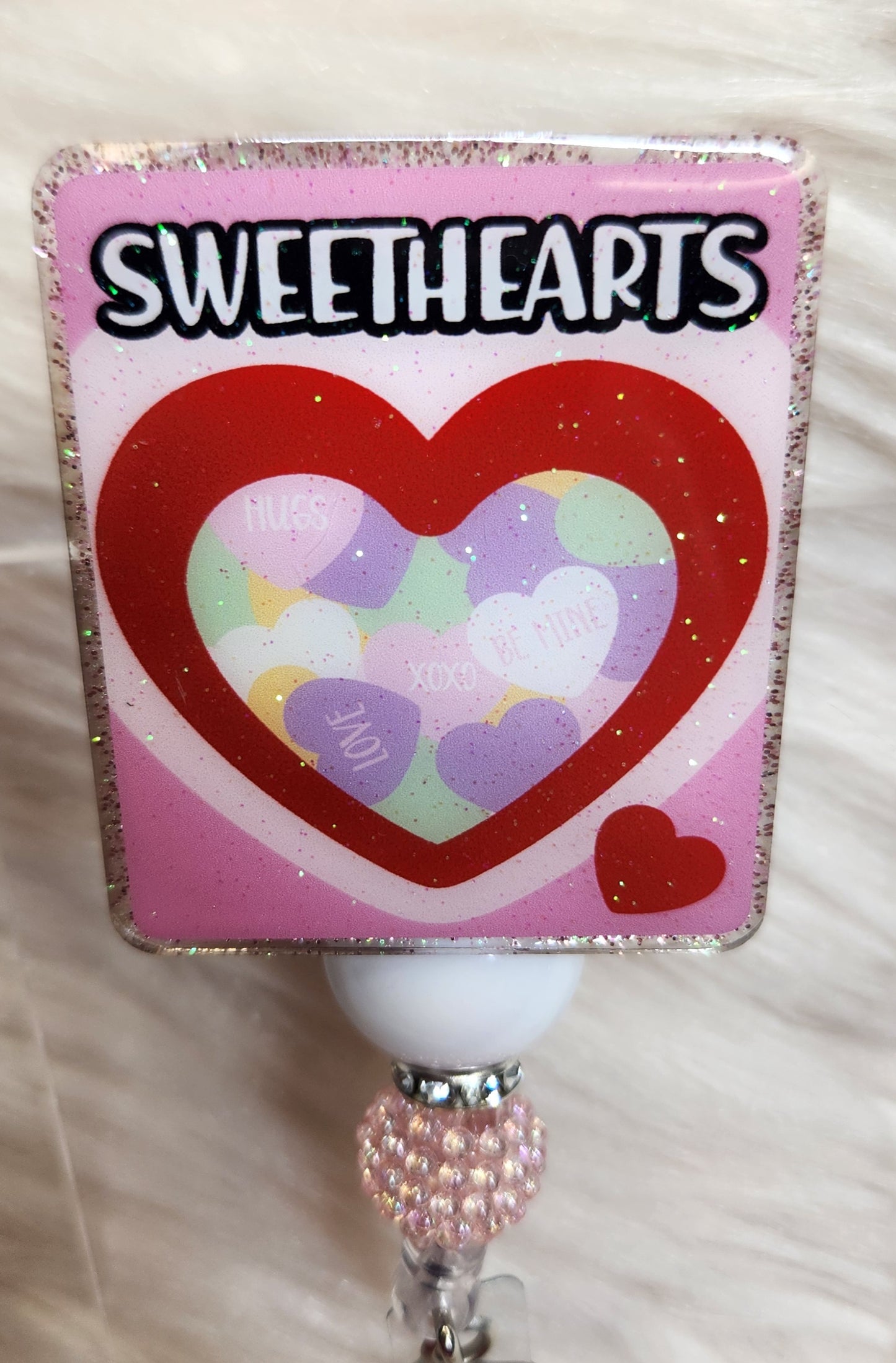 Sweethearts Badge Reel Face