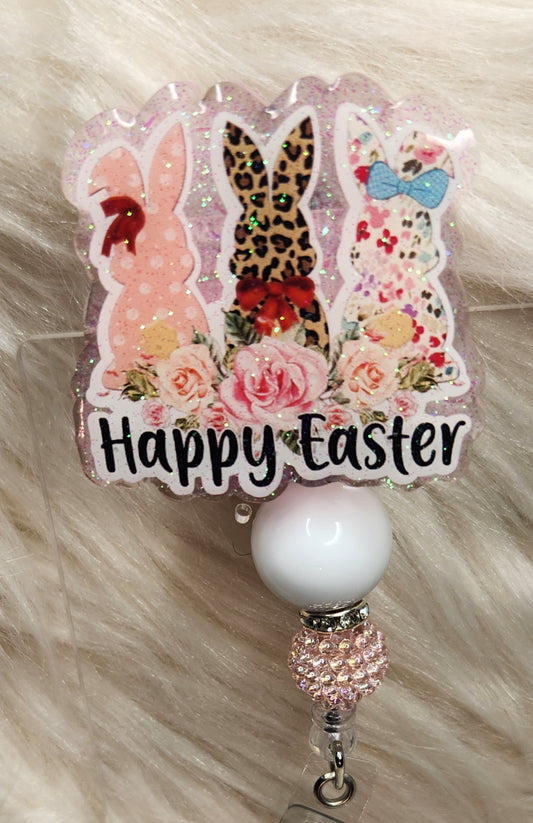 Happy Easter Badge Reel Face