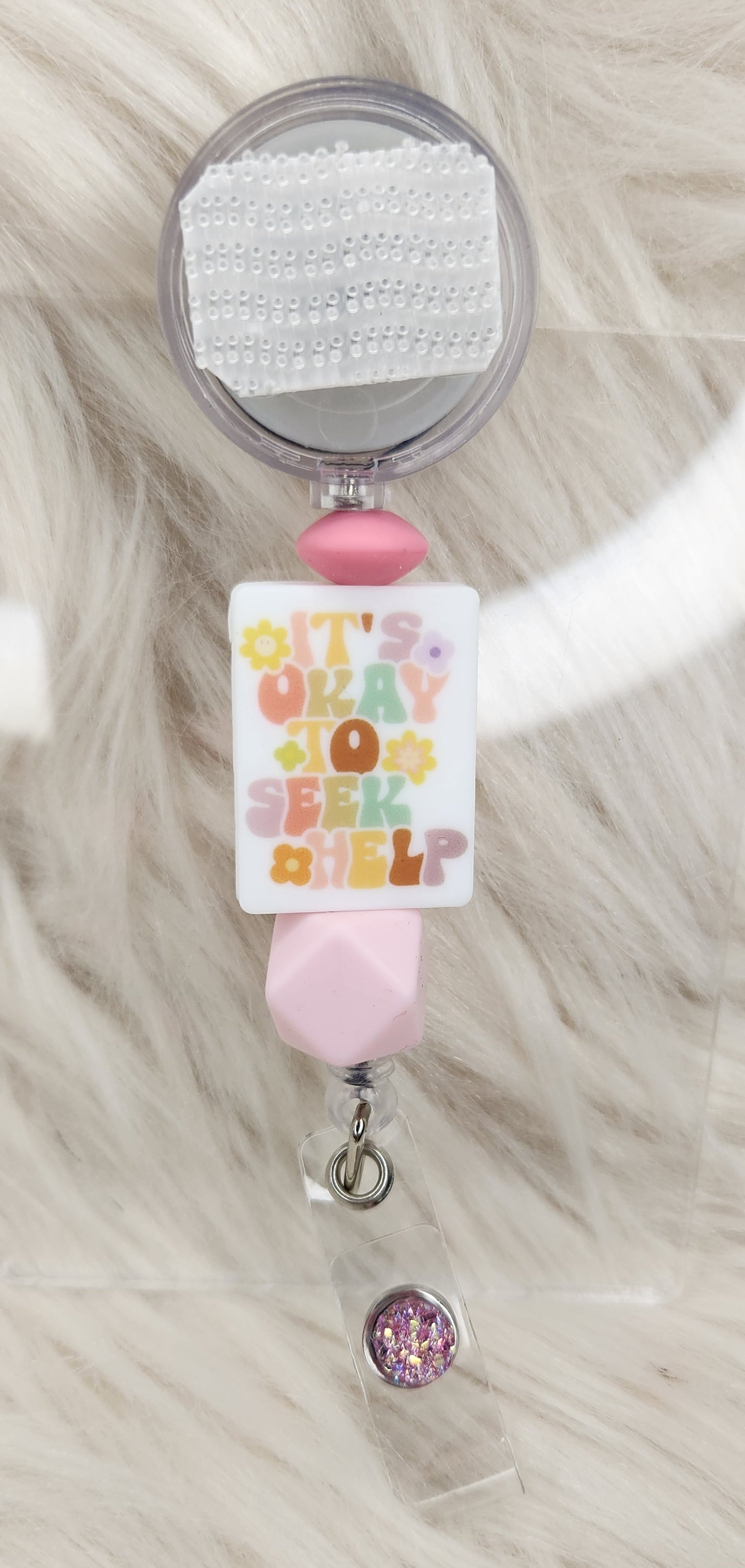 It's OK Badge Reel(Alligator Clip)