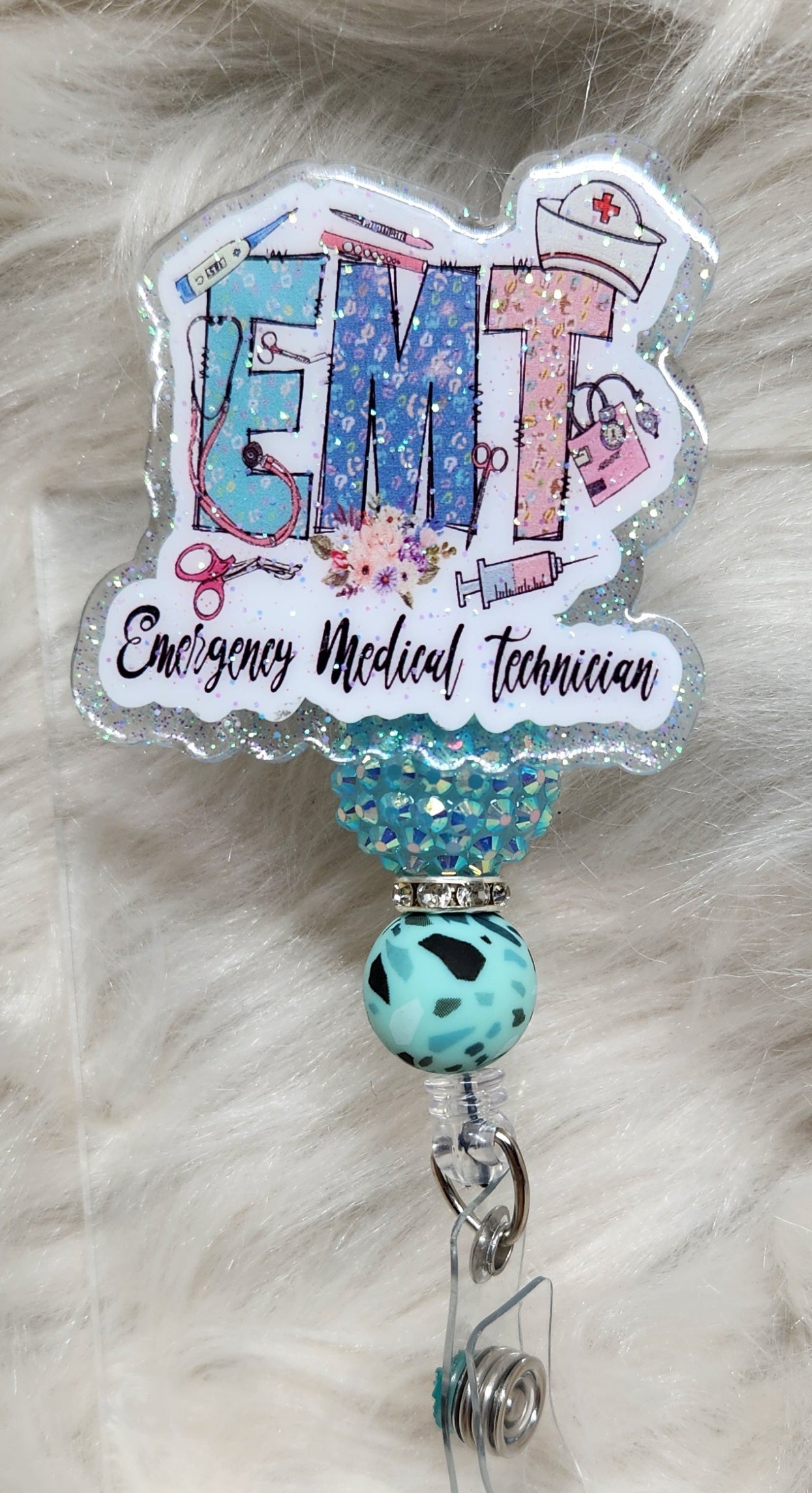 EMT Badge Reel Face