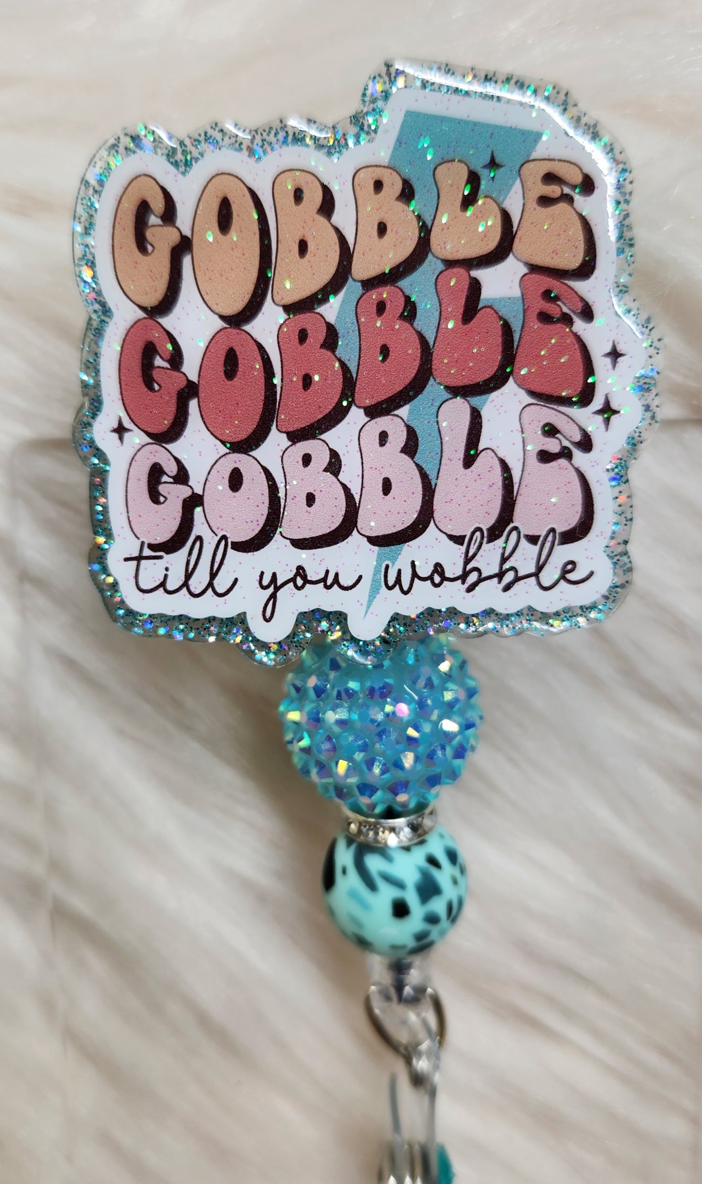 Gobble Gobble Gobble Badge Reel Face