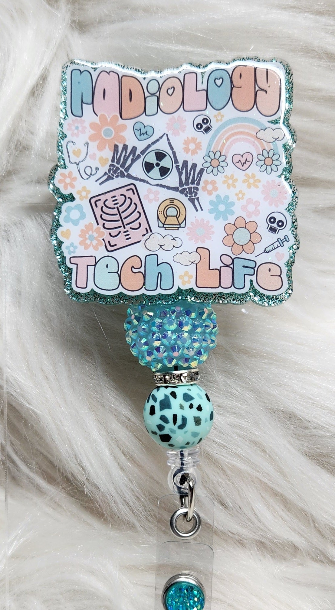 Rad Tech Life Badge Reel Face
