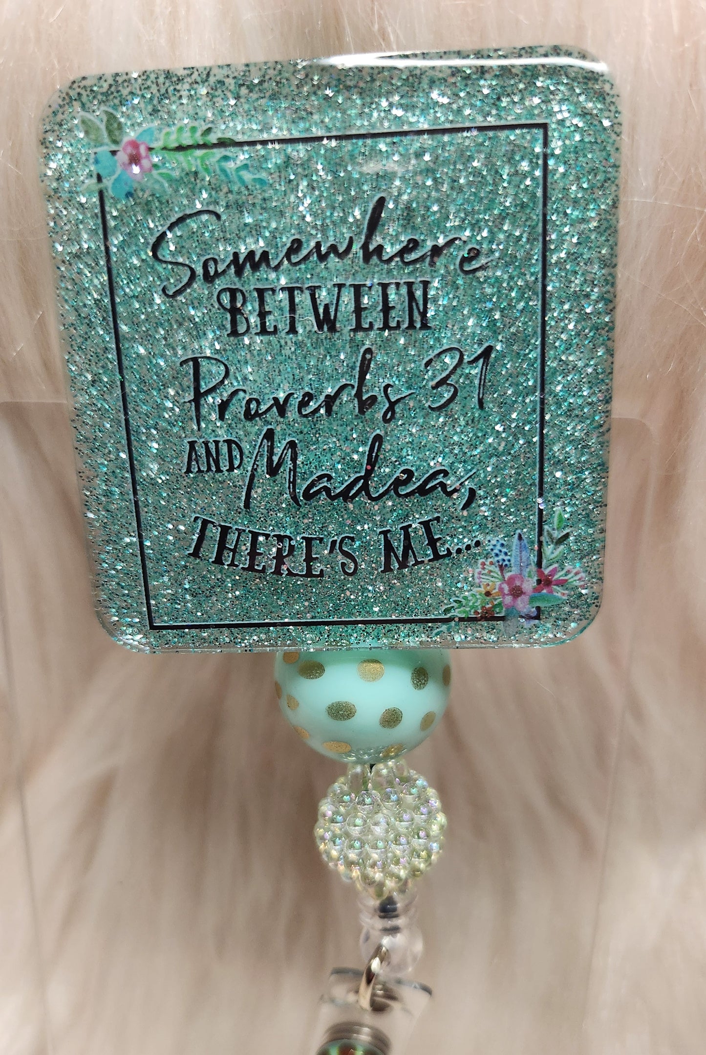 Between Proverbs 31 Badge Reel Face