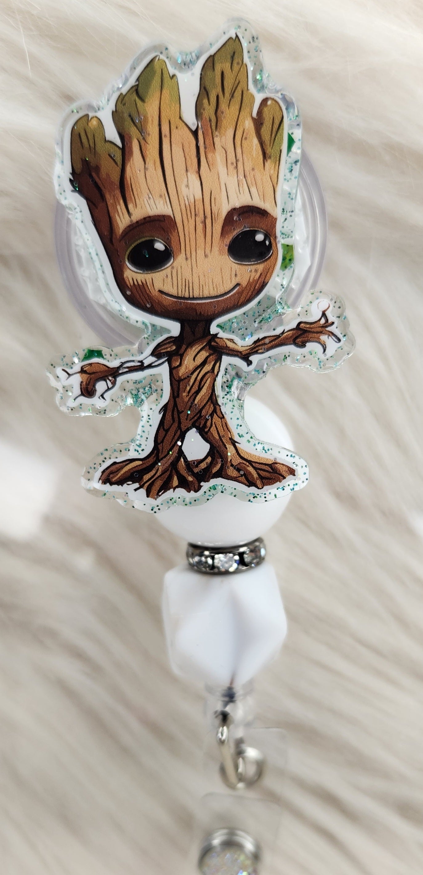 Tree Man Badge Reel Face
