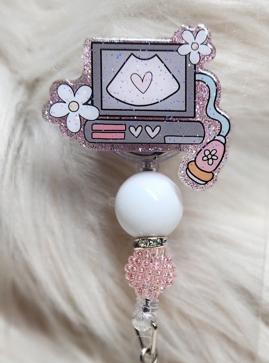 Ultrasound Badge Reel Face