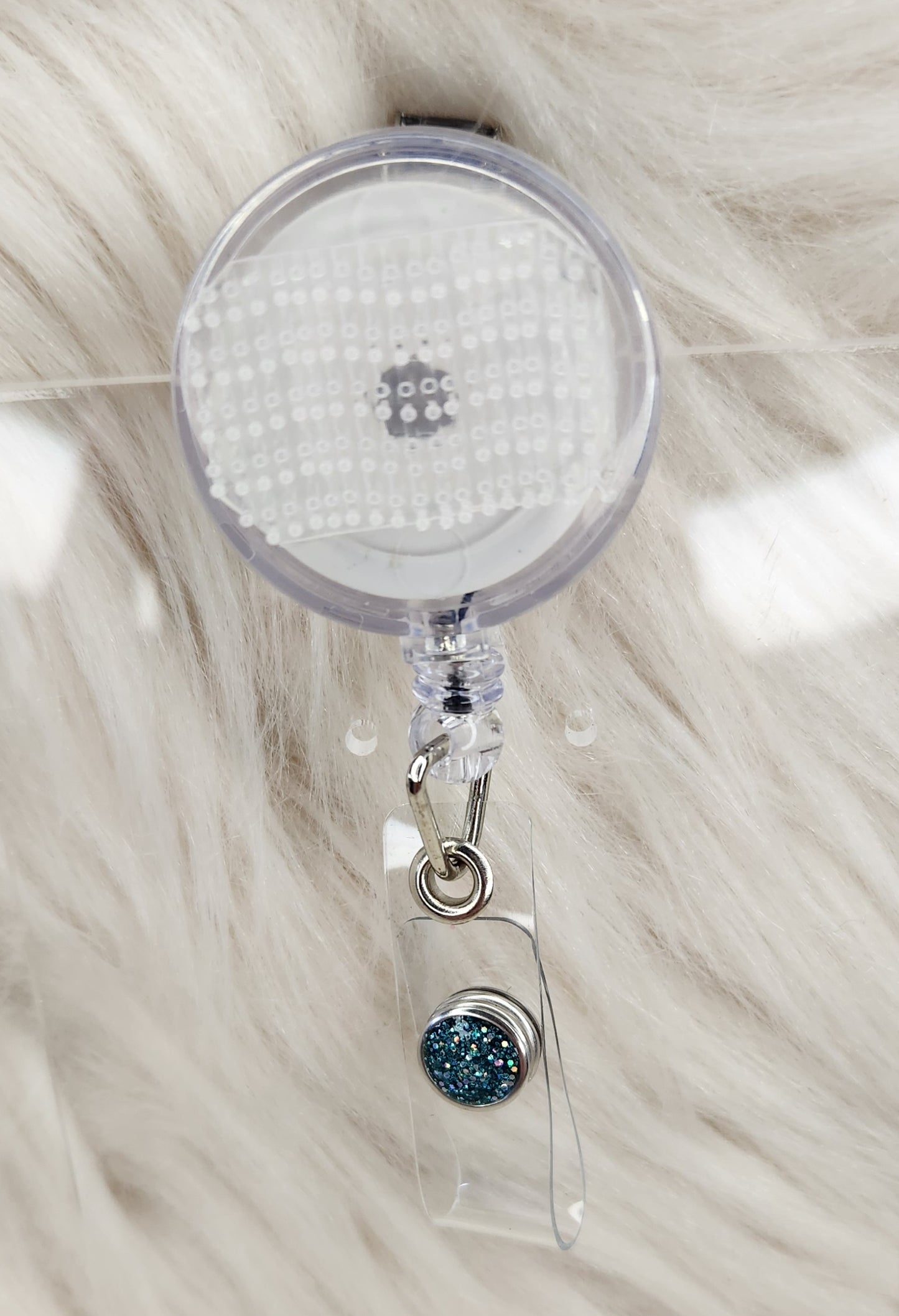 Teal Basic Badge Reel(Alligator Clip)